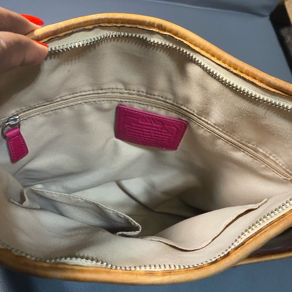 Coach Peyton Embossed Patent Leather Hobo Bag - Picture 8 of 9